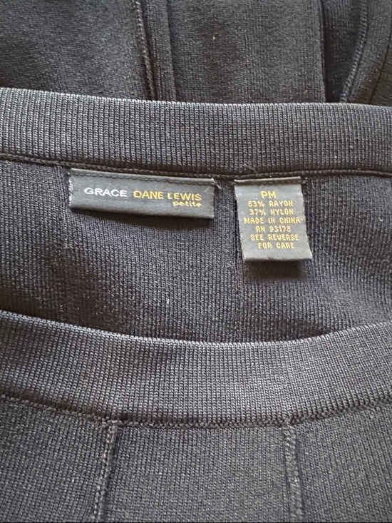 Classic knit Black A-Line Knit Skirt - and sleeveless topVersatile Women's Skirt - Picture 6 of 6